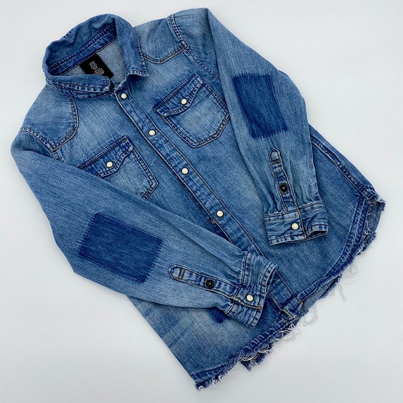Long-Sleeve Jean Shirt (kids) - Picture 1 of 2